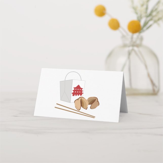 Kinesiskt uttag placeringskort (Framsida)