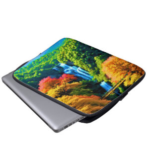 Kinesiskt vattenfall laptop fodral