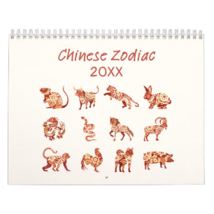 Kinesiskt zodiac-djurtecken kalender