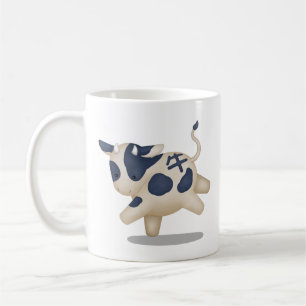 Kinesiskt Zodiac Ox Cute Astrology-tecken Kaffemugg