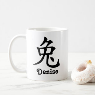 Kinesiskt zodiakår för kanintillsatsen Namn Kaffemugg