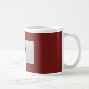 Kinesiskt zodiaktecken Gris röd Kaffemugg