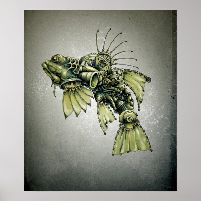 Kinetic Seafood Poster (Framsidan)
