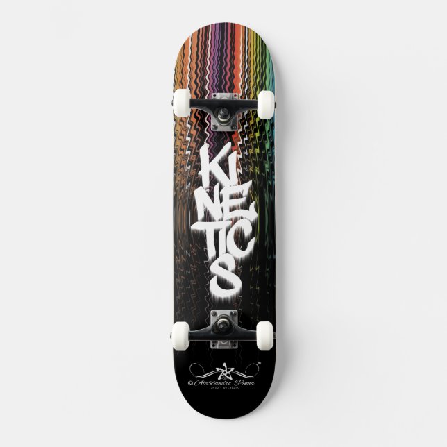 KINETIK 10/10 MINI SKATEBOARD BRÄDA 18,5 CM (Framsida)