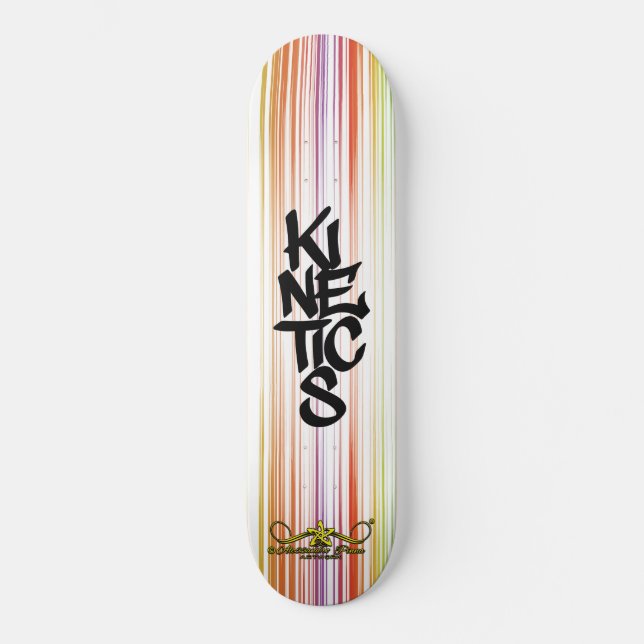 KINETIK 3/10 MINI SKATEBOARD BRÄDA 18,5 CM (Framsida)