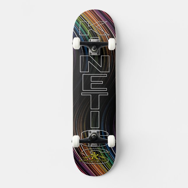 KINETIK 6/10 MINI SKATEBOARD BRÄDA 18,5 CM (Framsida)