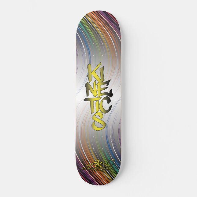 KINETIK 9/10 MINI SKATEBOARD BRÄDA 18,5 CM (Framsida)