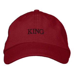 KING Bekväm Cool för män Kvinnor Barn Visor-Hat Broderad Keps