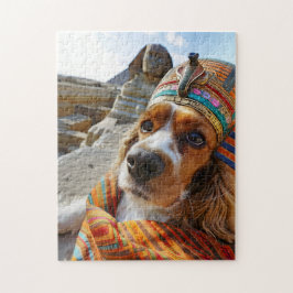 King Charles Cocker Spaniel i Egypten Pussel