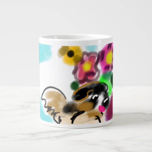 King charles spaniel  jumbo mugg (Framsidan)