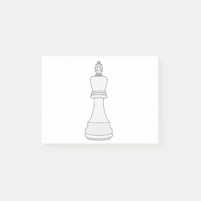 King Chess Post-it Block (Framsida)
