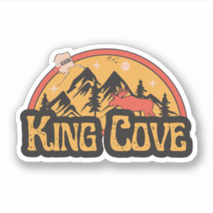 King Cove, Alaska-dekal Klistermärken