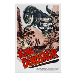 KING DINOSAIR Horror Monster Movie Poster  Perfect Poster