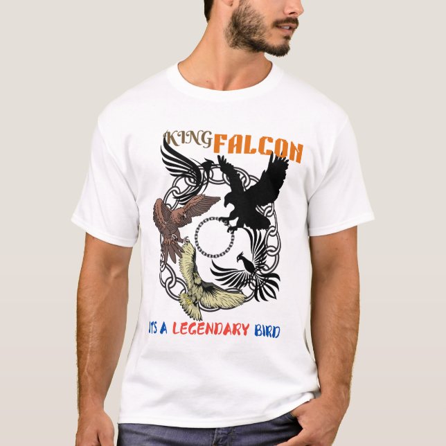 King Falcon – The Perfect Birthday Gift for brave T Shirt (Framsida)