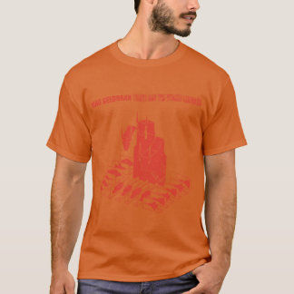 king geedorah take me to your leader red retro t shirt