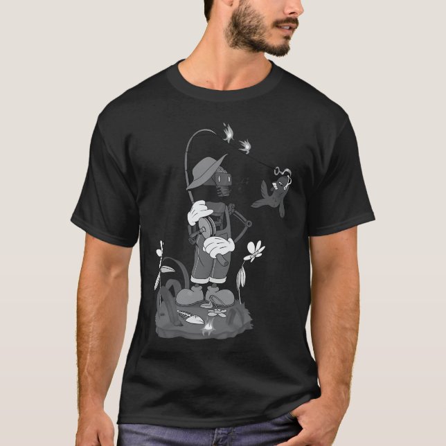 King Gizzard and the Lizard Wizard Fiskar Efter Fi T Shirt (Framsida)