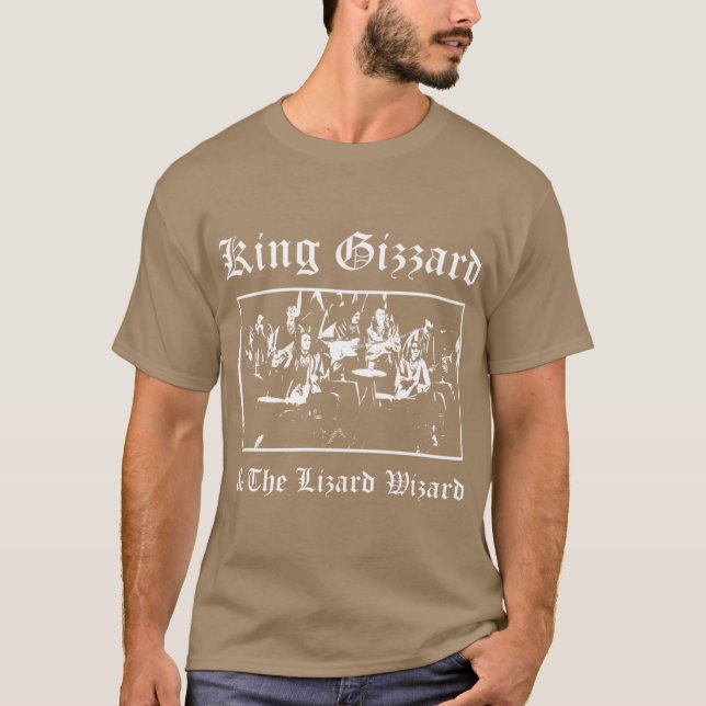 King Gizzard and the Lizard Wizard Metallflicka T Shirt (Framsida)