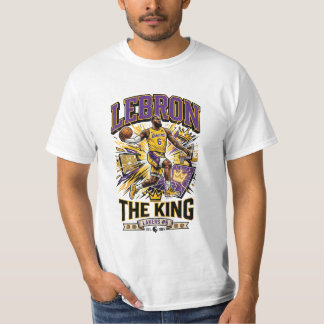 King James Basket Streetwear Grafisk Tröja V1
