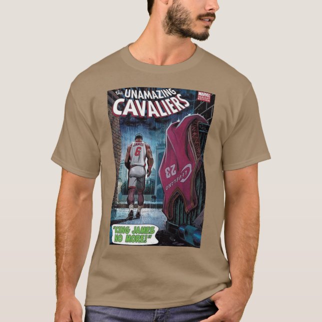 King James Comic rolig familj T Shirt (Framsida)