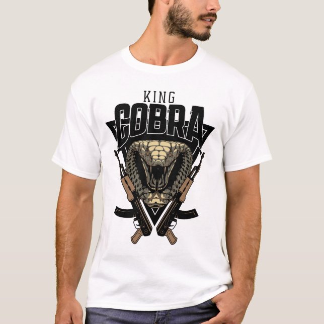 King Kobra med AK T Shirt (Framsida)