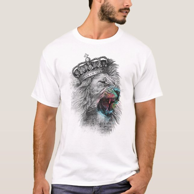 King lion t shirt (Framsida)