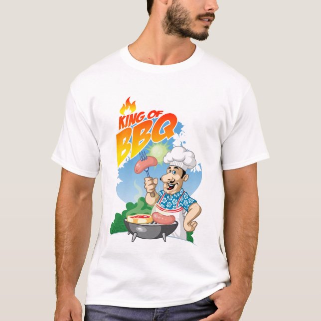 King of BBQ T Shirt (Framsida)