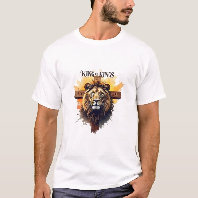 King of Kings Christian T-Shirt (Framsida)