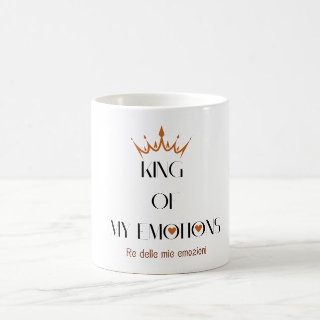 King of My Emotions Mug Kaffemugg (Center)