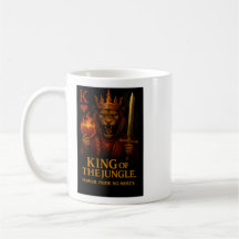 King of the Jungle Art – Powerful Lion and Fire