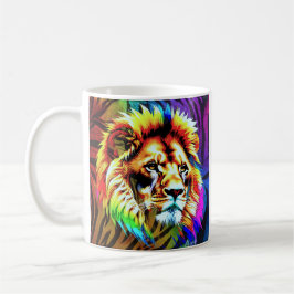 King of the Jungle Lion Kaffemugg