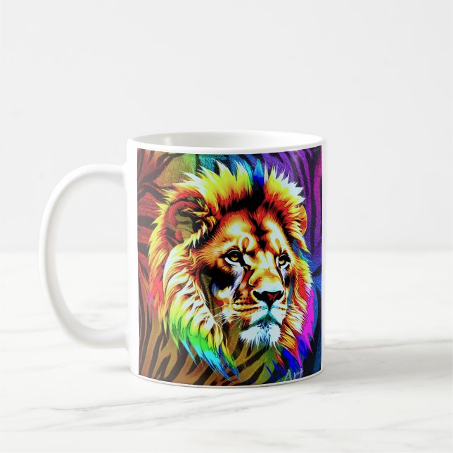 King of the Jungle Lion  Kaffemugg (Vänster)