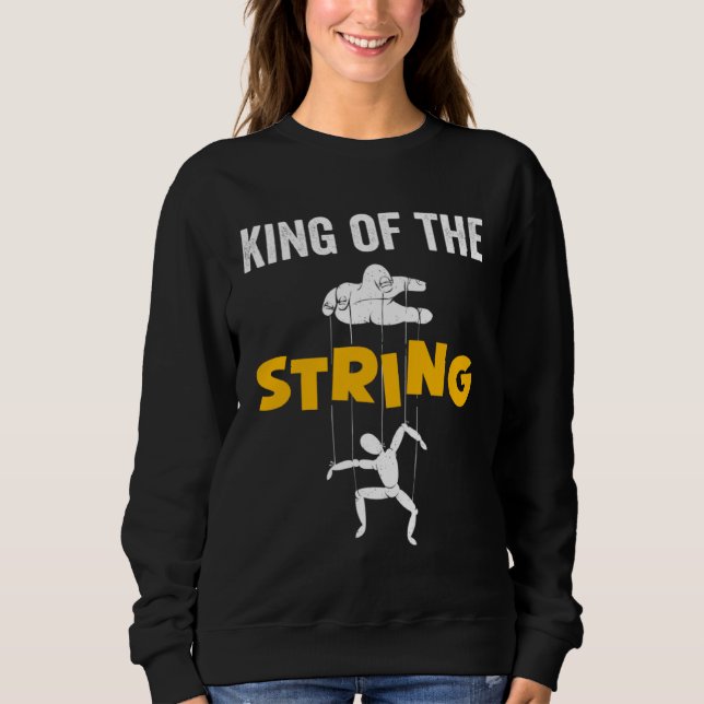 King Of The String For Puppeteer T Shirt (Framsida)