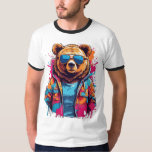 King of the Wild T Shirt<br><div class="desc">A fierce bear design that captures the strength and freedom of the wild. Great for animal lovers and outdoor adventurers.</div>