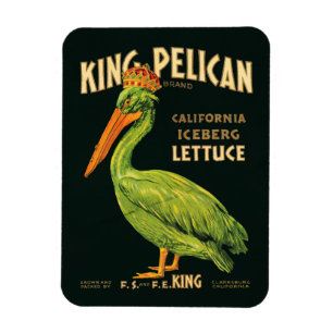 King Pelican Iceberg Sallad Magnet