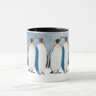 King Penguin Pair Kissing  Mugg
