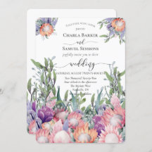 King Protea Bright Colored Exotic Flowers Program