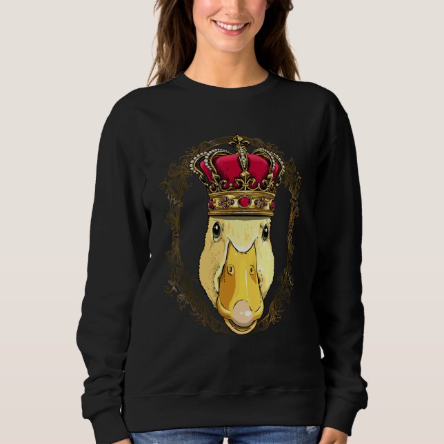 King Queen Duck Princess Farm Animal Farmer Duck T Shirt (Framsida)