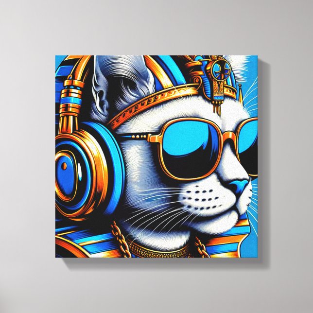 KING TUT PERSIAN CAT COOL 2 CANVASTRYCK (Framsida)