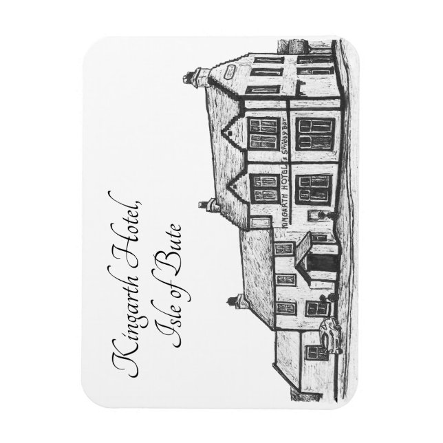 Kingarth Hotel, Isle of Bute- Magnet (Vertikal)