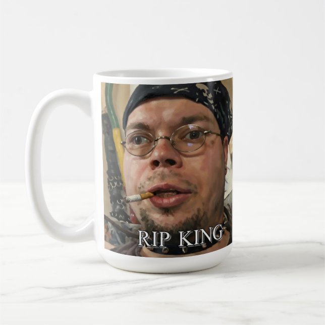 KingCobraJFS Hyllningsmugg – Boglim Gothic Bad Boy Kaffemugg (Vänster)