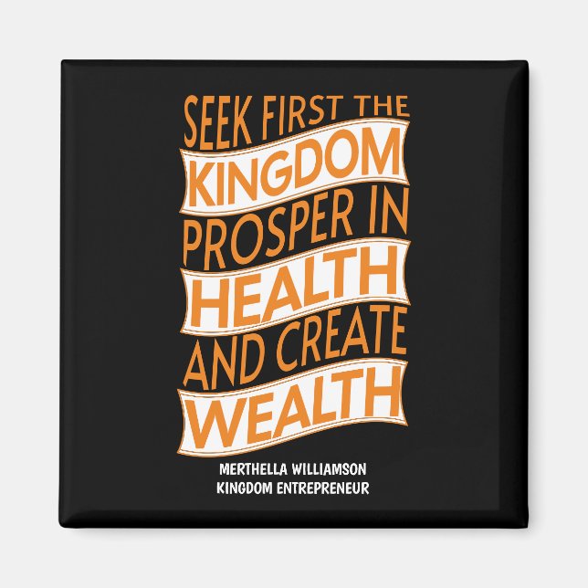 Kingdom Entrepreneur Christian Business Magnet (Framsidan)