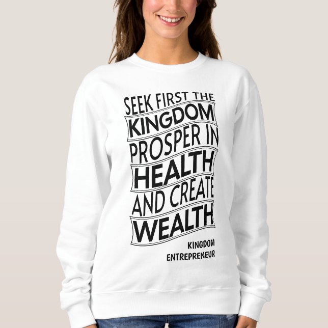 Kingdom Entrepreneur Christian Business Unisex T Shirt (Framsida)