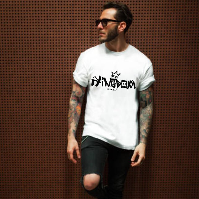 Kingdom graffiti Christian T Shirt (Skapare uppladdad)