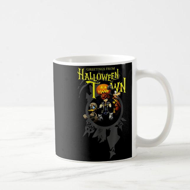 Kingdom Hearts Hälsningar Från Halloween Town  Kaffemugg (Höger)