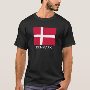 Kingdom of Denmark flagga Tee Shirt