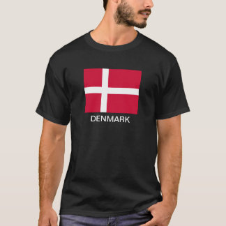Kingdom of Denmark flagga Tee Shirt