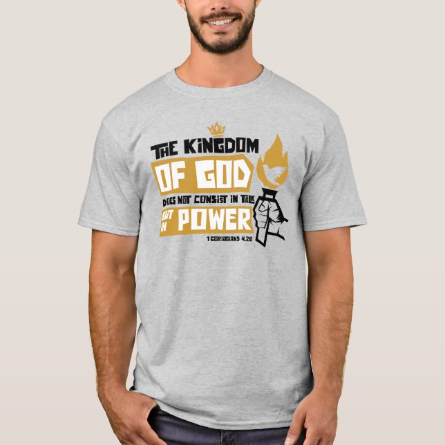 Kingdom Power T Shirt (Framsida)