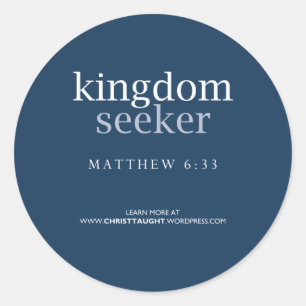 Kingdom Seeker Sticker Runt Klistermärke