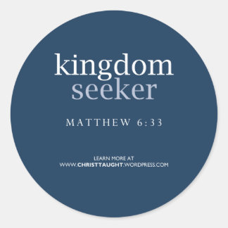 Kingdom Seeker Sticker Runt Klistermärke