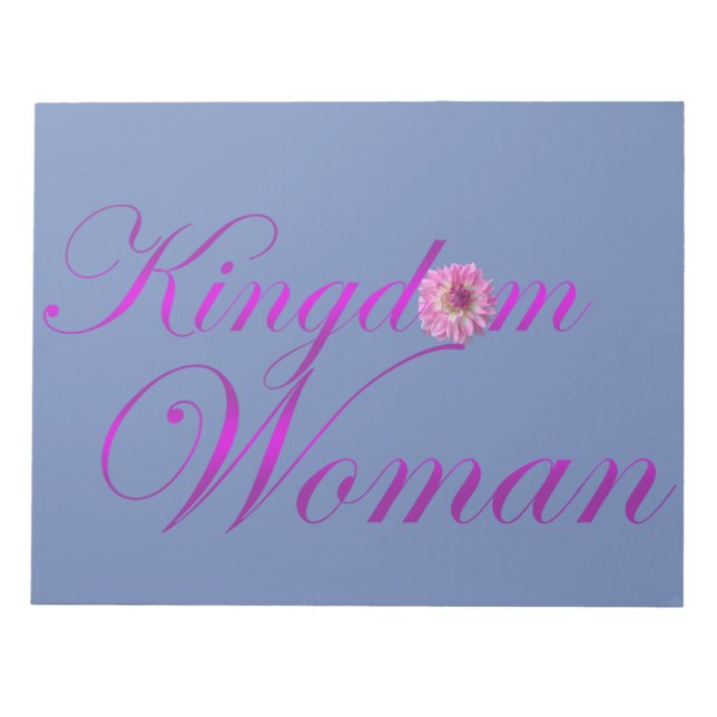 Kingdom Woman Anteckningsblock (Framsida)